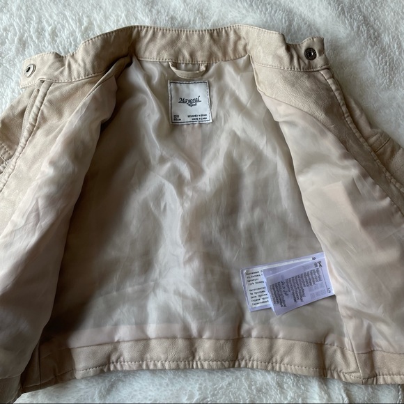 Mayoral girl faux leather moto jacket - 2T - Picture 5 of 7